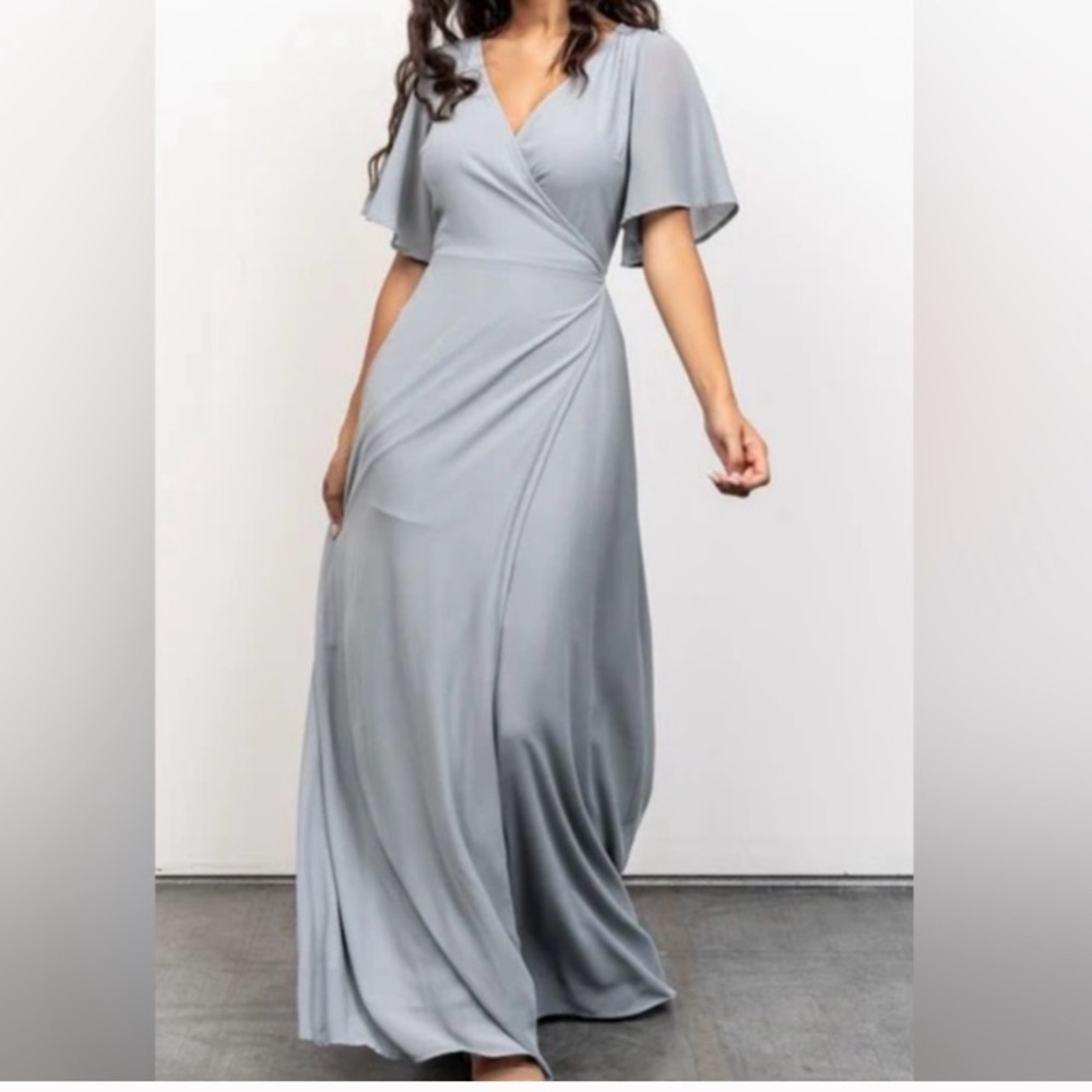 NWOT Baltic Born Dusty Blue Maxi Dress